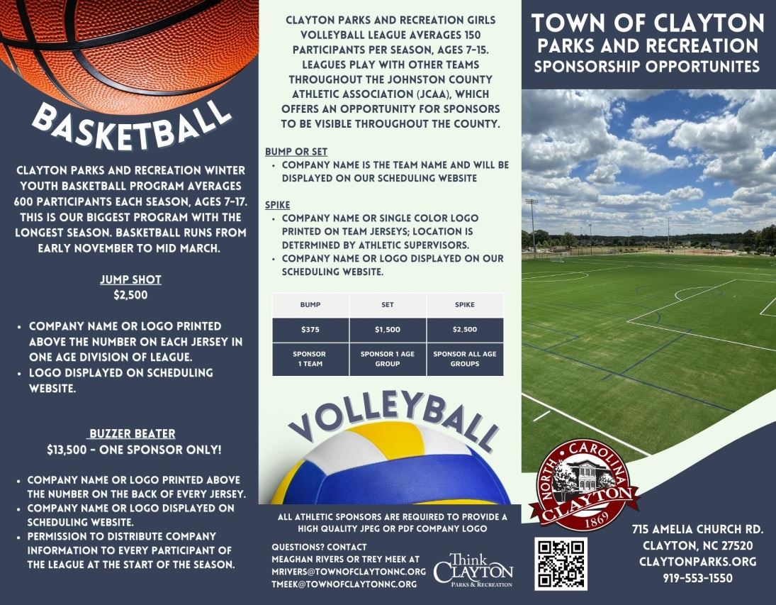 Clayton Parks and Recreations Sponsorship Opportunites (Trifolds) (1)