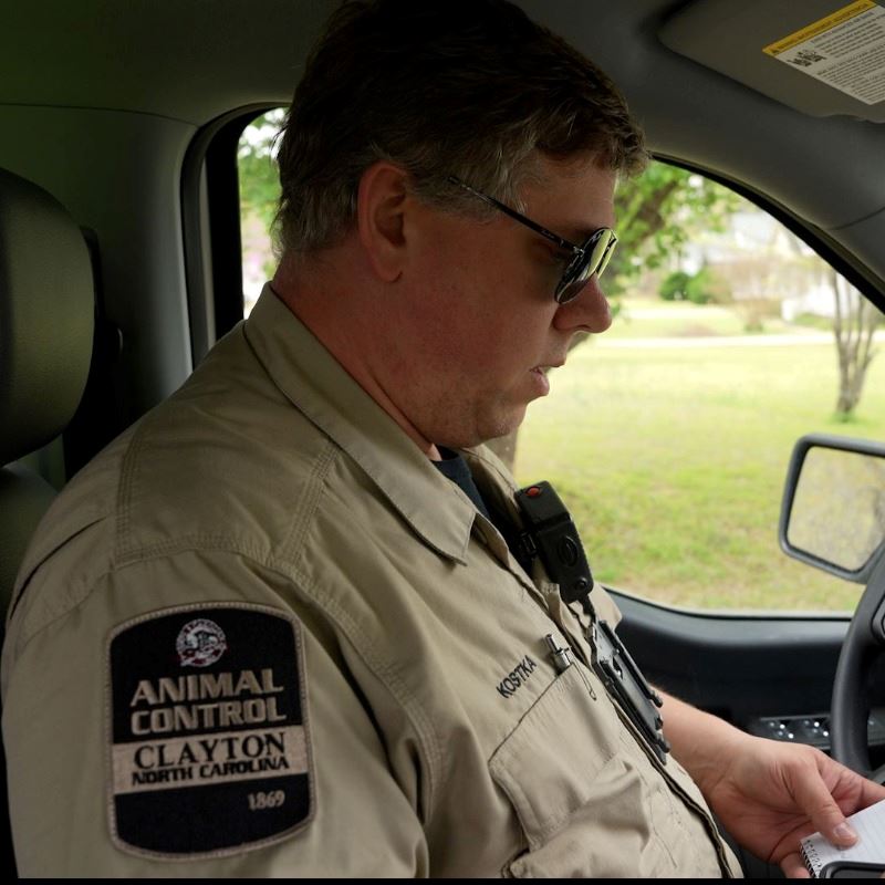 Car Ride Shadowing Daily Routine of Officer Patrick Kostka on April 2, 2025