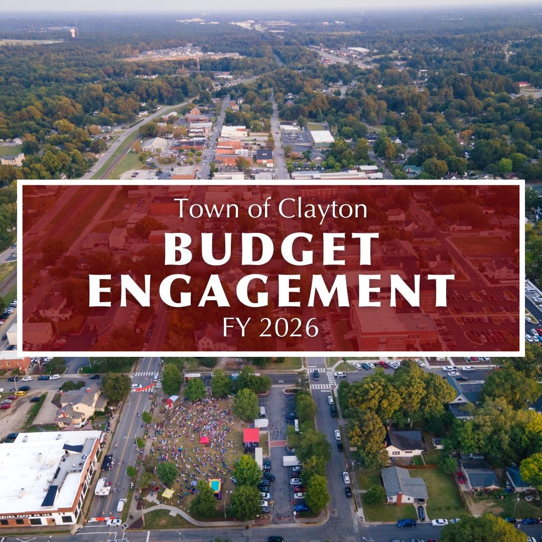 Aerial image of Downtown Clayton