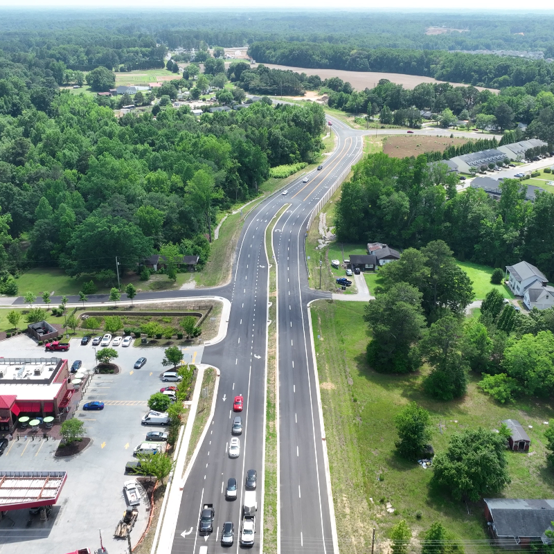 Aerial of Ranch Road Extension