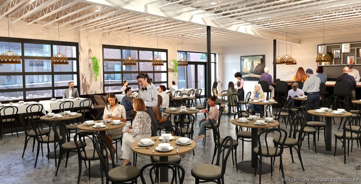 Rendering of the re-imagined basement of The Station at Old Town Hall.